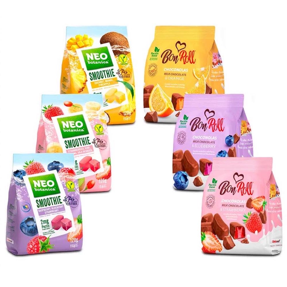 Süße Vitaminpause: BonRoll & NEO Botanica – Frucht & Schokolade Genuss-Set (600g)