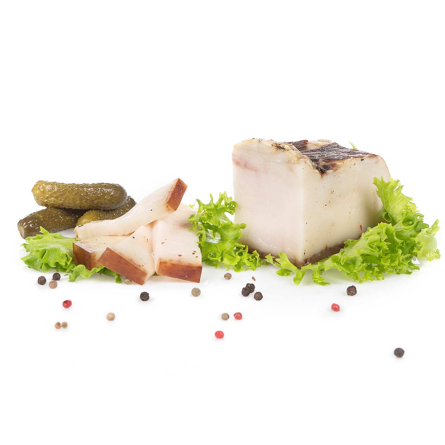 Herzhaftes Speck- und Fleischchips-Set mit Borodino Brot (ca. 3 kg)