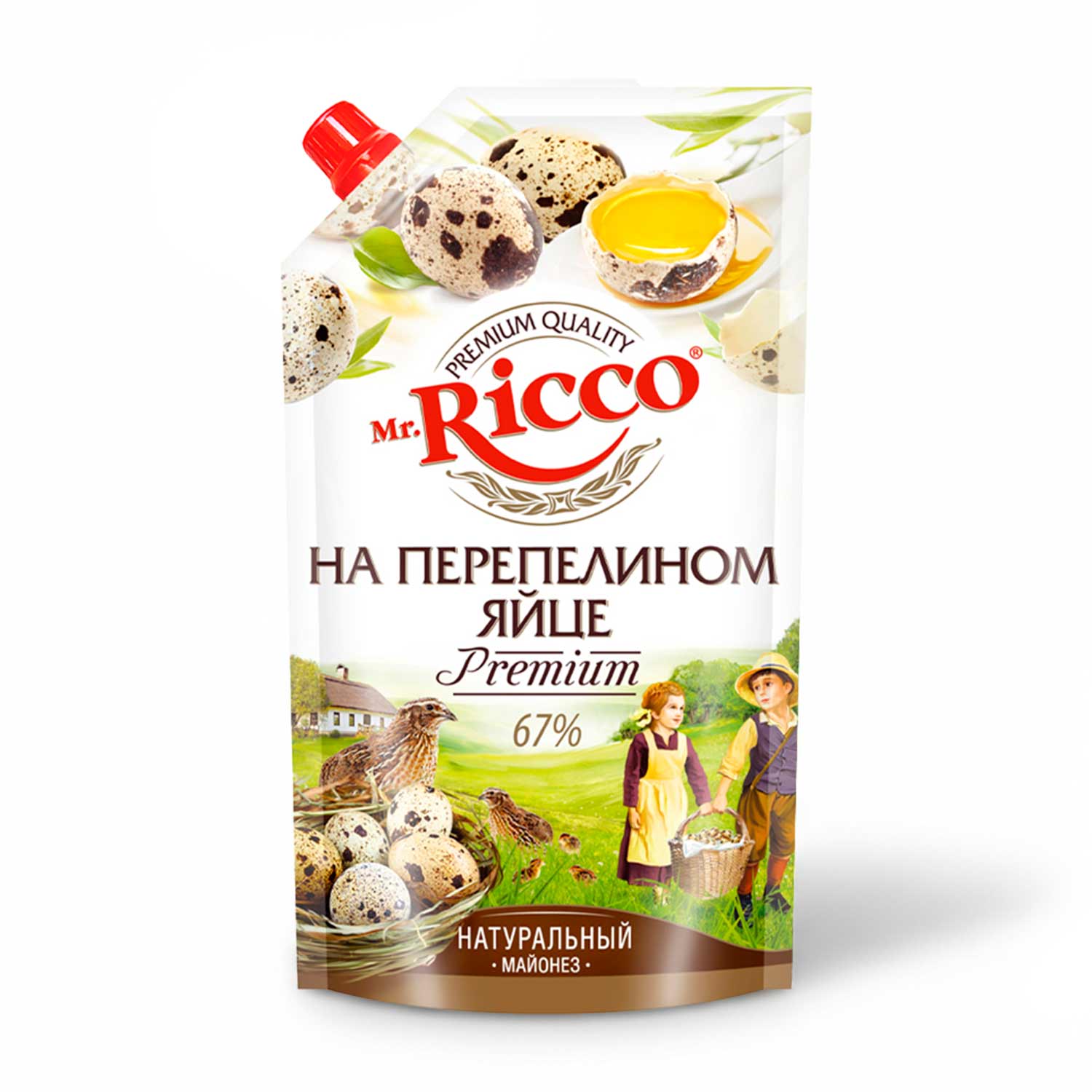 Mr.Ricco Mayonnaise mit Wachteleier 67% Fett, 375g