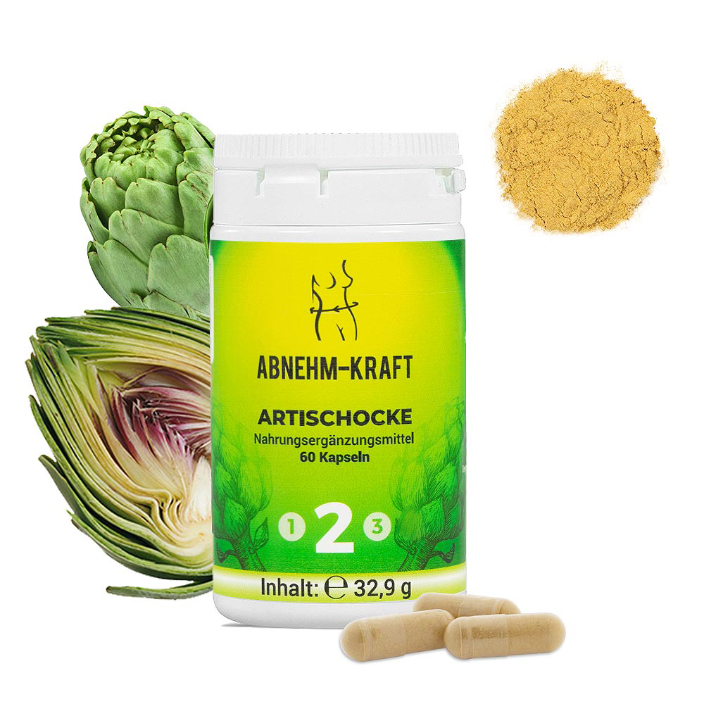 Nahrungsergänzungsmittel Artischocke, 60 Kapseln