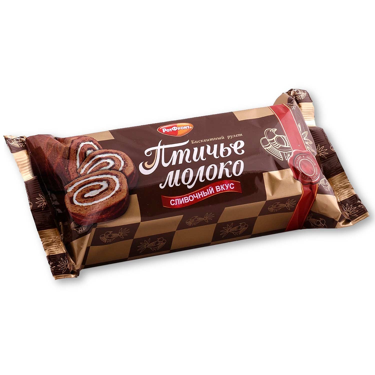 RotFront „Ptitschje Moloko“ – Biskuitrolle mit aufgeschlagener Füllung, 200 g