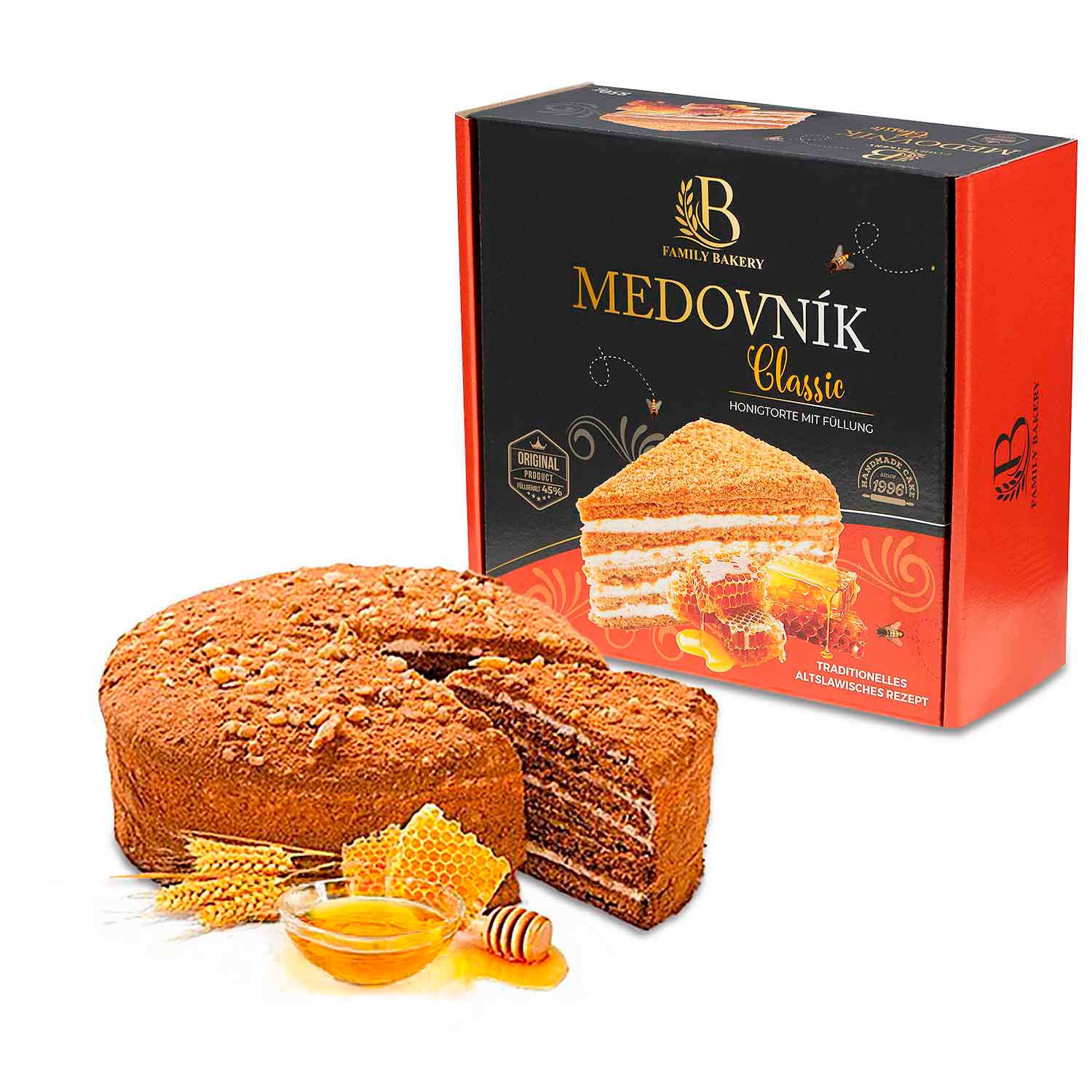 Family Bakery Honigtorte Classic, 850 g TK