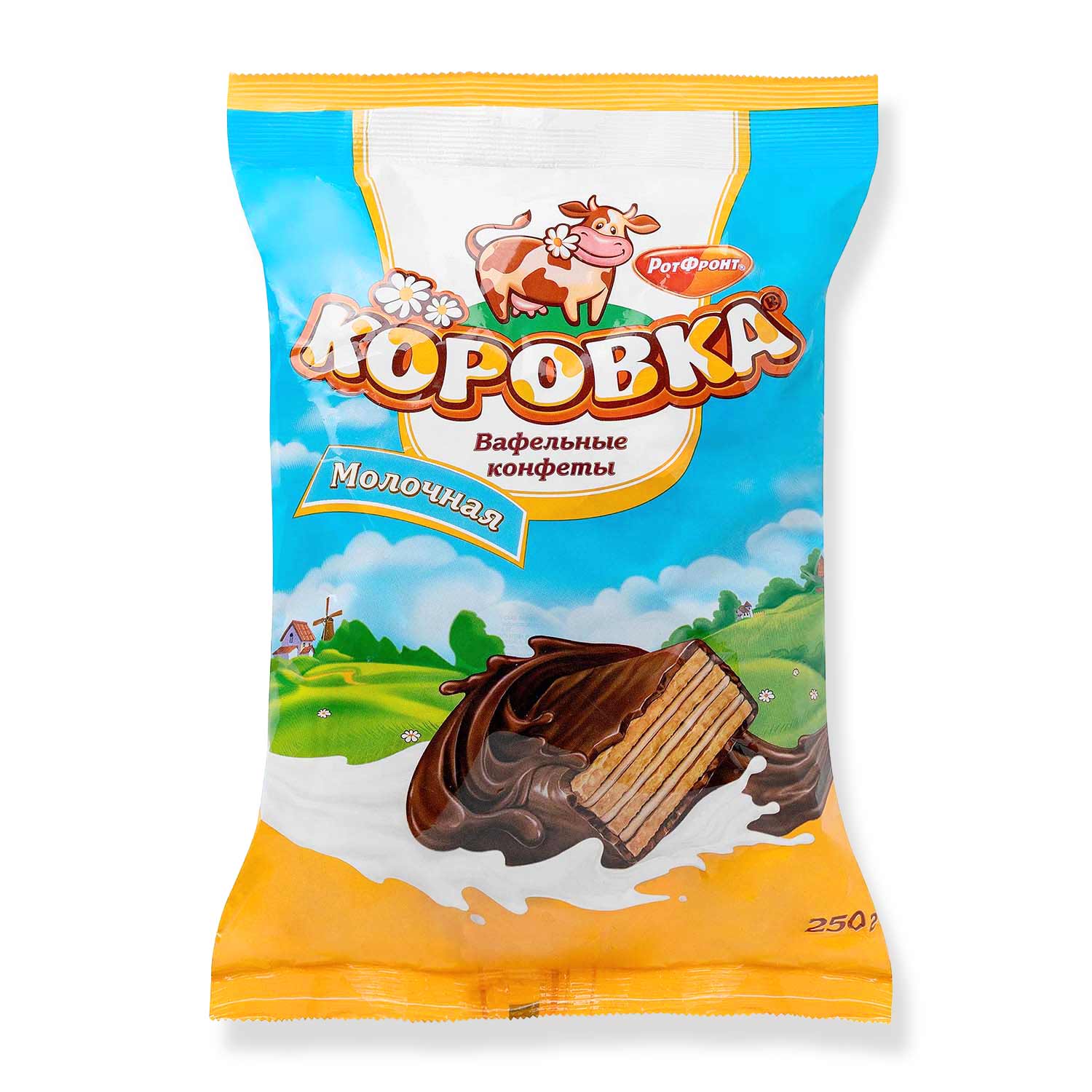 Waffelkonfekt "Korovka" - Milchgeschmack, 250 g