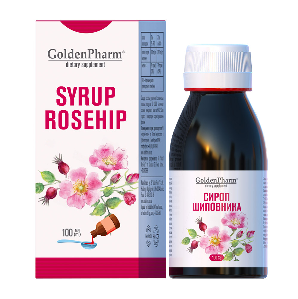 GoldenPharm Hagebuttensirup, 100 ml