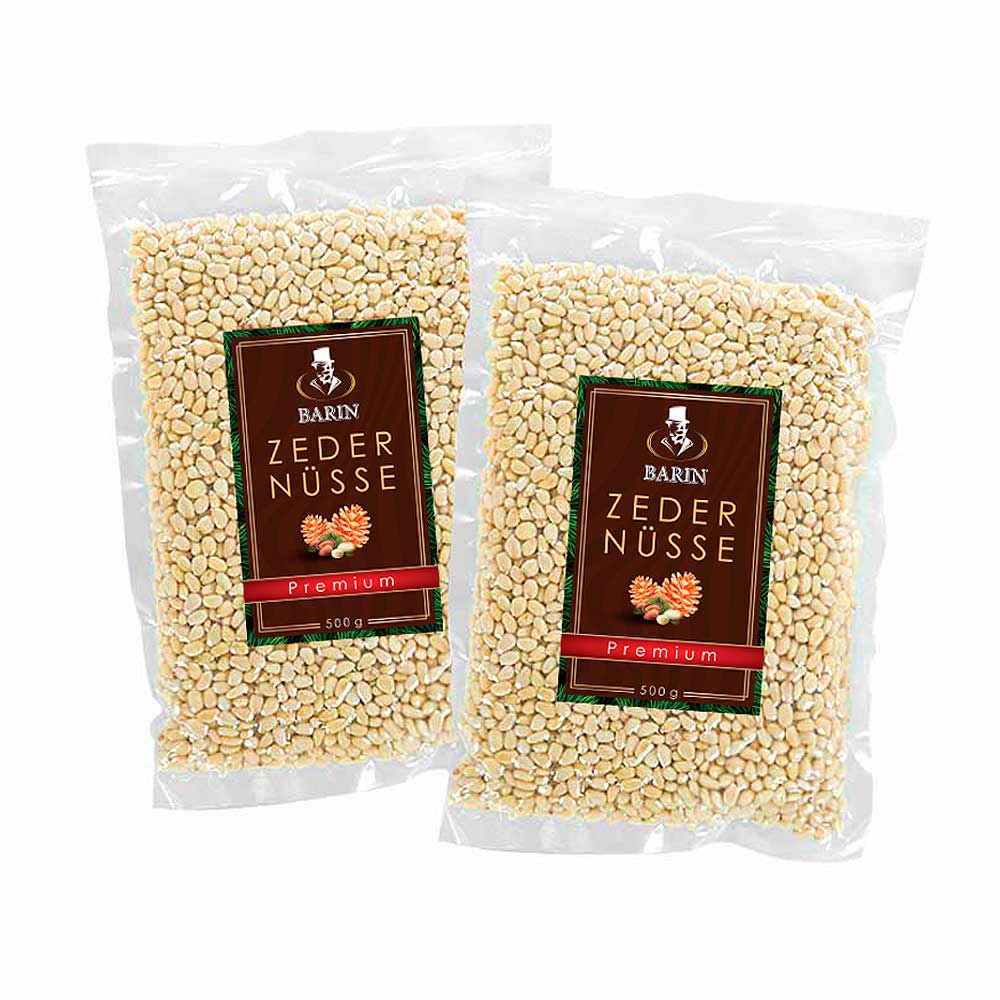 BARIN sibirische Zedernüsse Premium (2x500g)