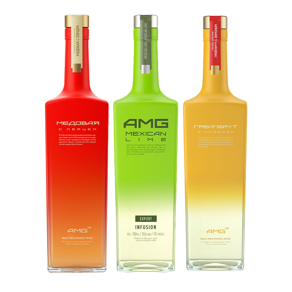 AMG Geschenk-SET: Premium Infusionen in 3 Geschmacksrichtungen je 0,7 L