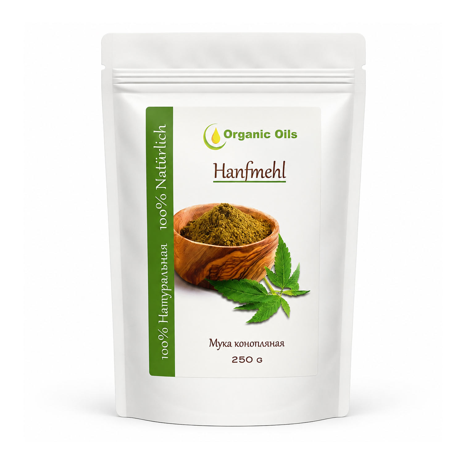 Organic Oils Hanf-Mehl, 250 g