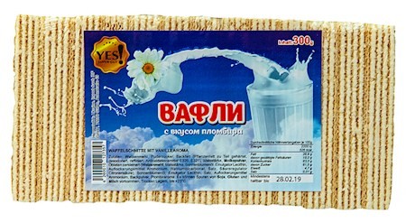 YES! Waffeln Plombirgeschmack, 300 g