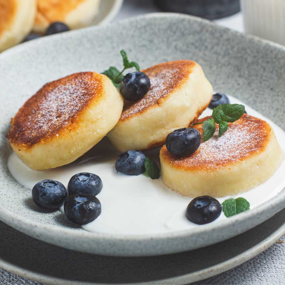 Slawische Klassiker: Syrniki & Wareniki mit drei untersch. Füllungen, ges. 2160g