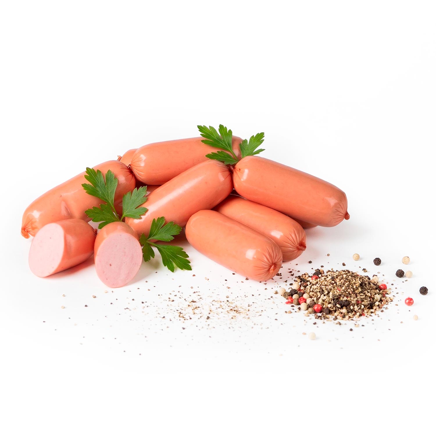 Wurst-Geschenkset XXL: Würstchen, Doktorskaja, Salami, Krakauer & Speck (ca. 3,3kg)