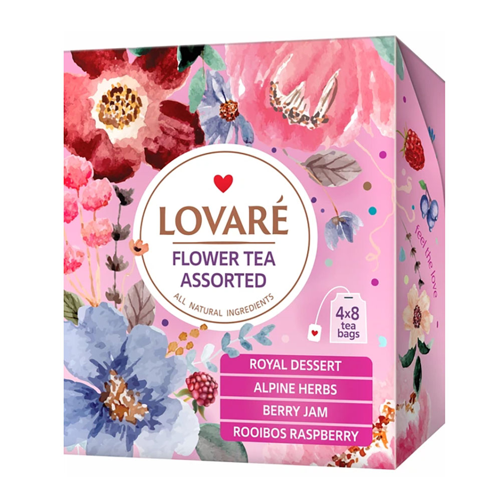 Lovare Blumen Tee-Sortiment, 48 g