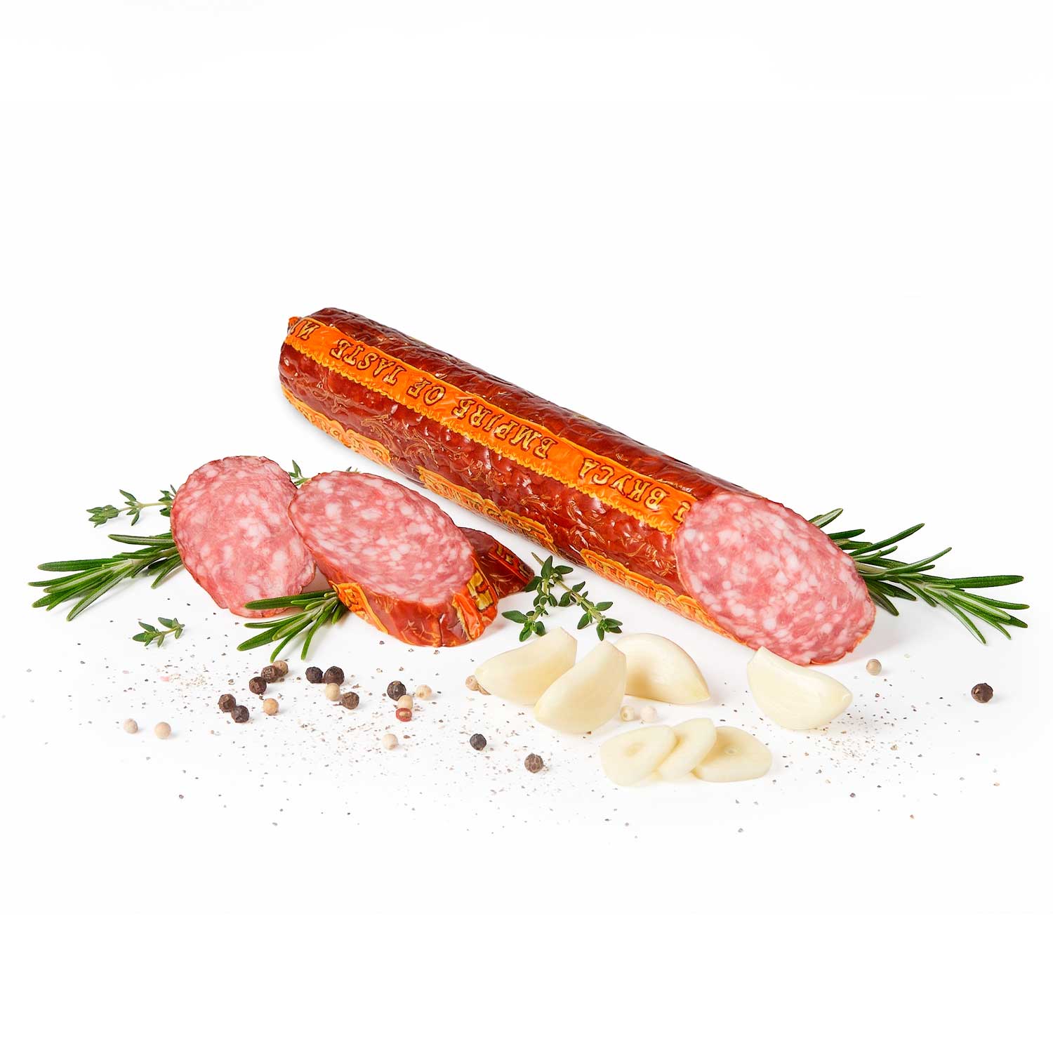 Wurst-Geschenkset XXL: Würstchen, Doktorskaja, Salami, Krakauer & Speck (ca. 3,3kg)