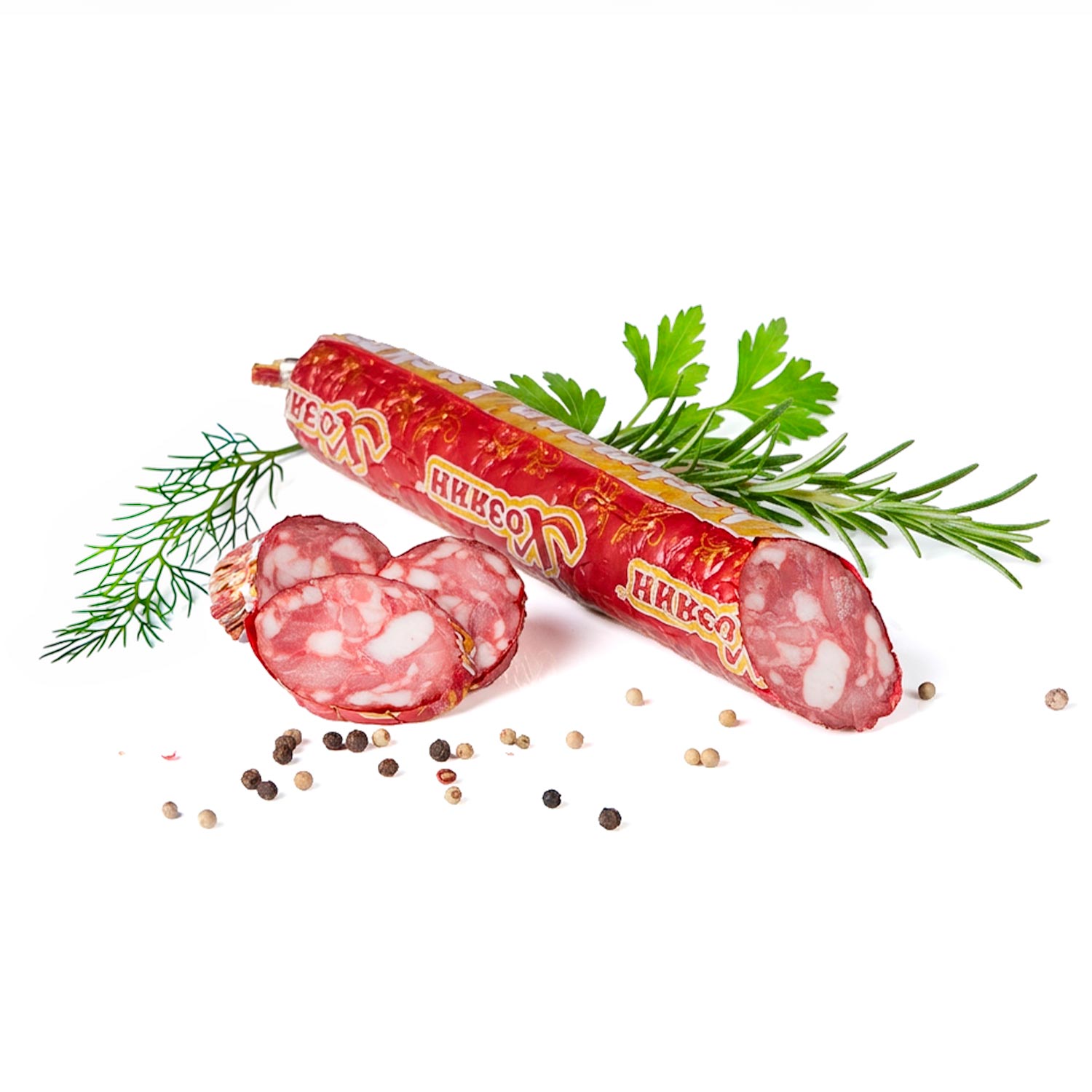Wurst-Geschenkset XXL: Würstchen, Doktorskaja, Salami, Krakauer & Speck (ca. 3,3kg)