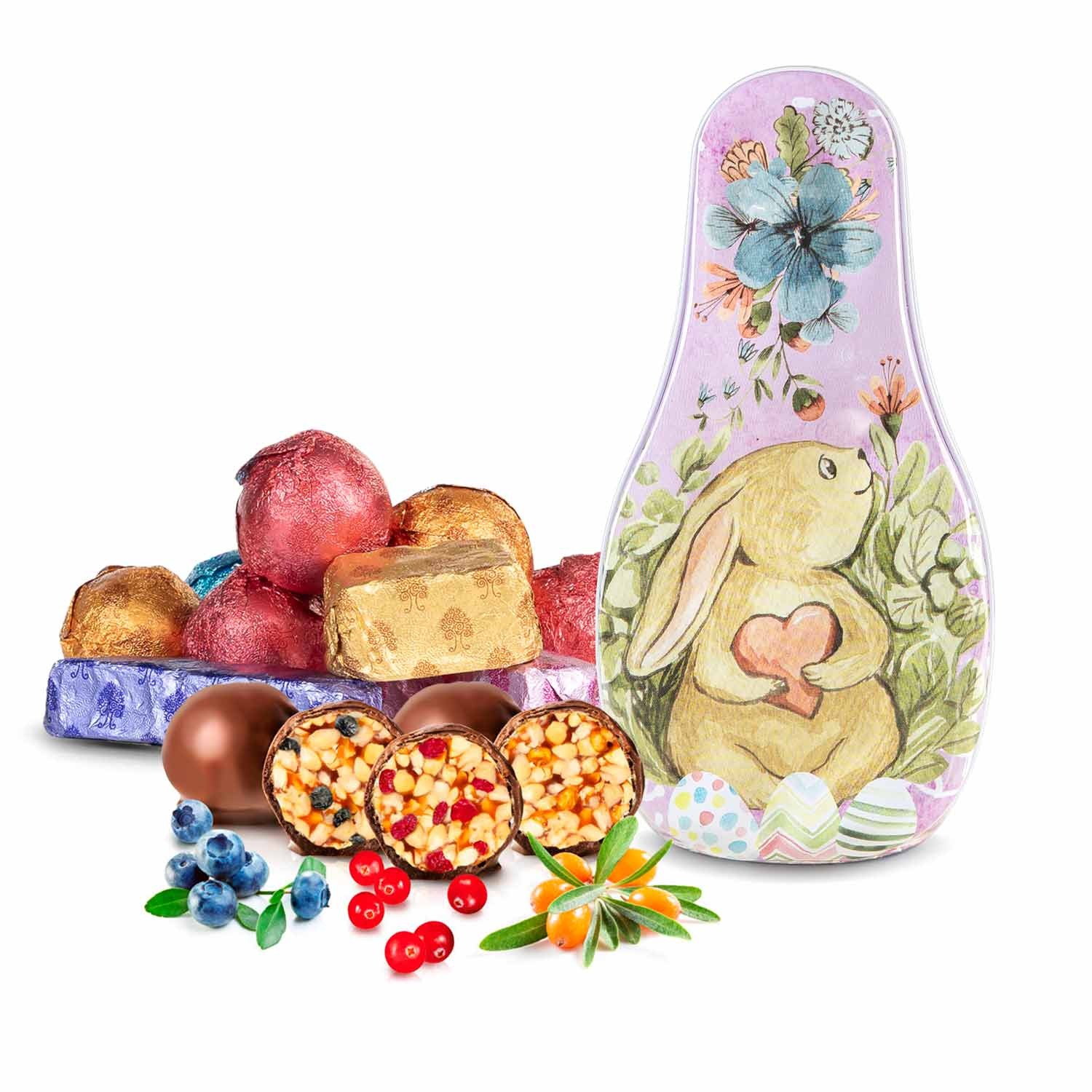 Limitierte Oster-Edition – Echter Zedern-Grillage in Zartbitterschokolade, 180 g