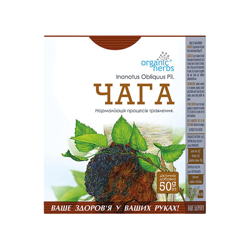 ​Organic Herbs Kräutertee Chaga, 50 g