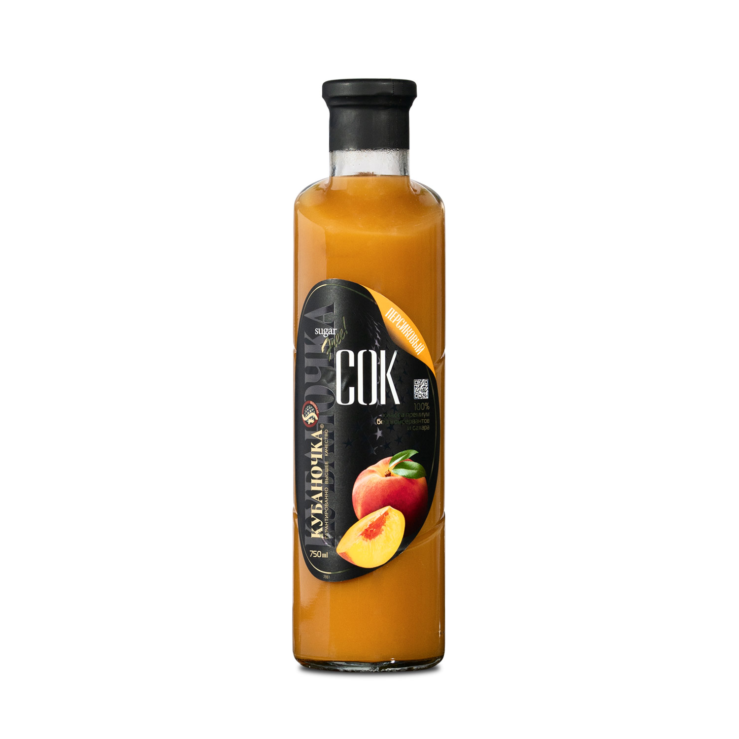 Kubanochka Pfirsichsaft, 750 ml