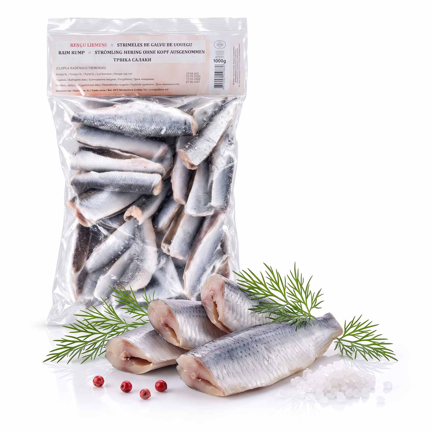 Strömling-Hering ohne Kopf, ausgenommen (TK, 1 kg)