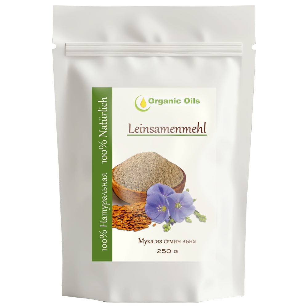 Organic Oils Leinsamen-Mehl, 250 g
