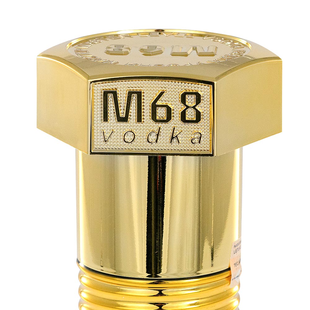 Doppelpack: 2 x Wodka BOLT M68 Gold (0.5L, Vol. 40%)
