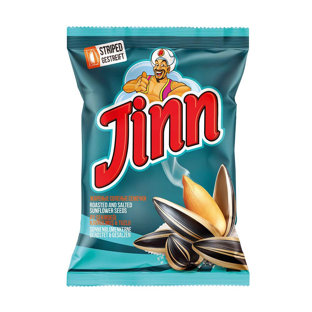Jinn Sonnenblumenkerne geröstet - gestreift - gesalzen, 300 g