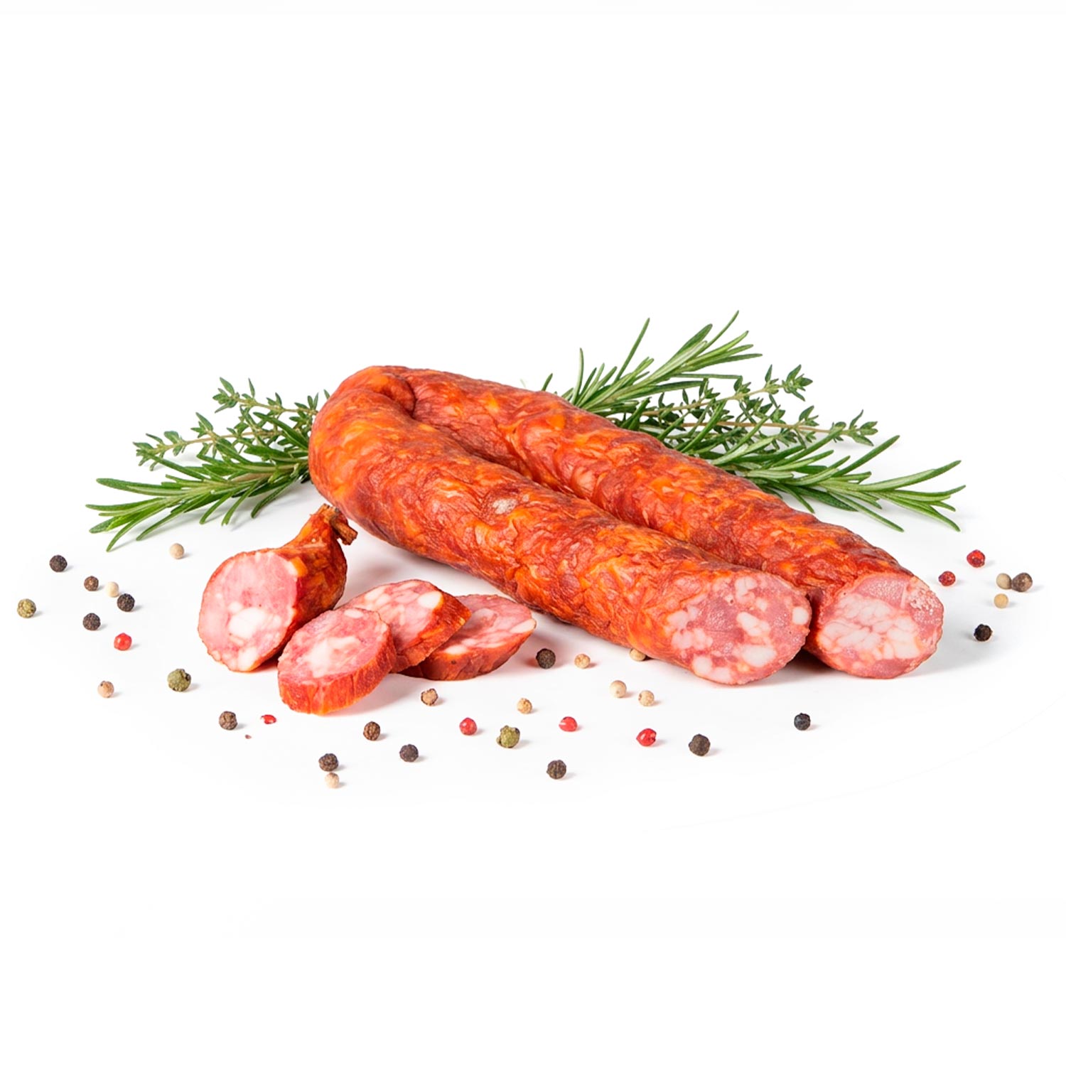 Wurst-Geschenkset XXL: Würstchen, Doktorskaja, Salami, Krakauer & Speck (ca. 3,3kg)