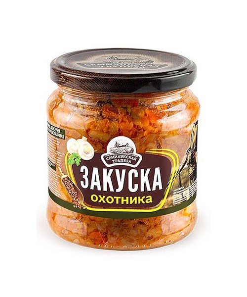 Semilukskaya Trapeza Gemüsezubereitung mit Buchweizen, Jägerart, 460g
