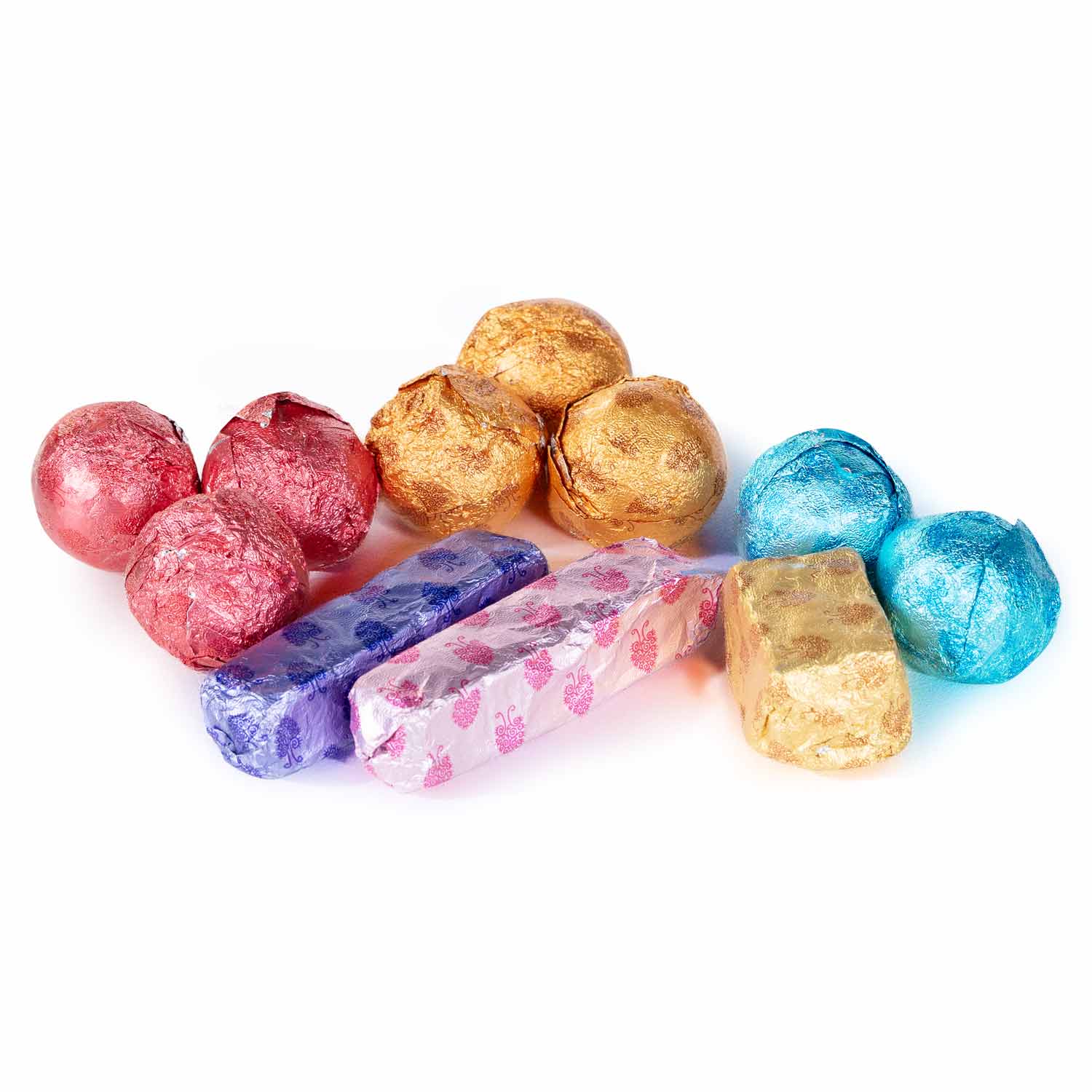 Set „Zedernfantasie“ – Zedern-Grillage in Zartbitterschokolade, 180 g in 3D-Box