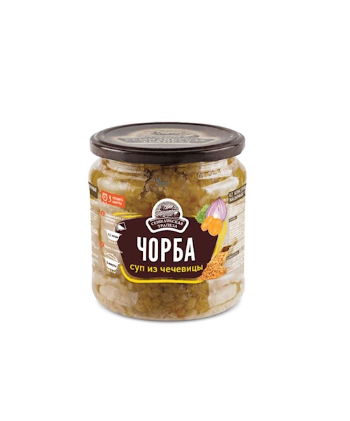 Semilukskaya Trapeza Linsensuppe "Chorba", 460g