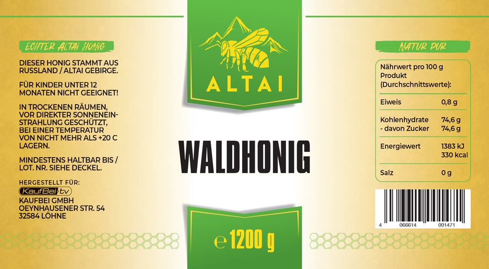 Waldhonig, 1200 g