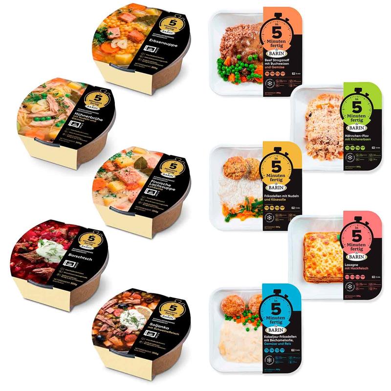 BARIN in 5 Minuten fertig 10XXL BOX - Probier-Set mit 10 Gerichten