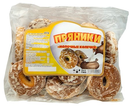 Prjaniki Molochnie Kolechki, 400 g