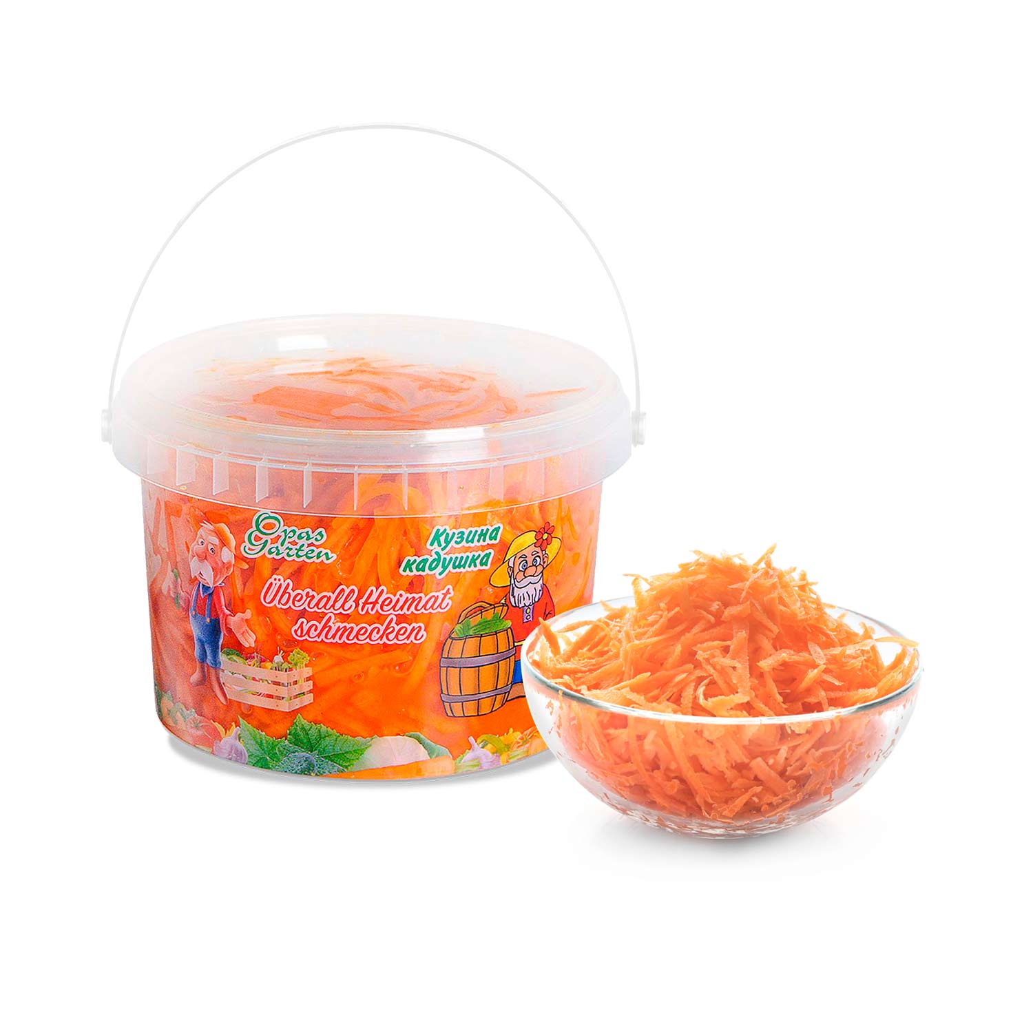 Kuzina Kaduschka Karottensalat, scharf, 350 g