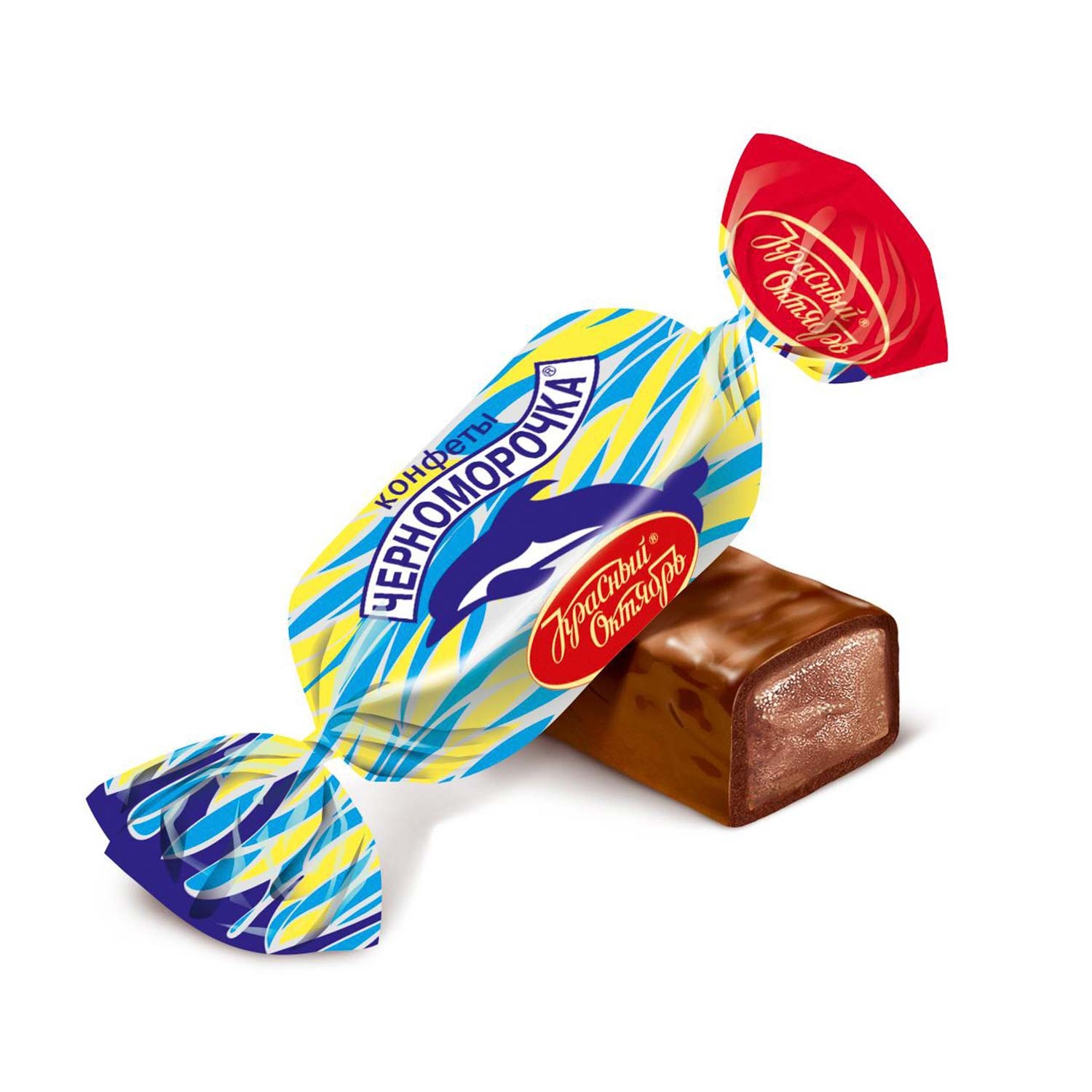 Chernomorochka - Haselnuss- und Kakao-Fondantkonfekt in Schokolade, 210g (alkoholhaltig)