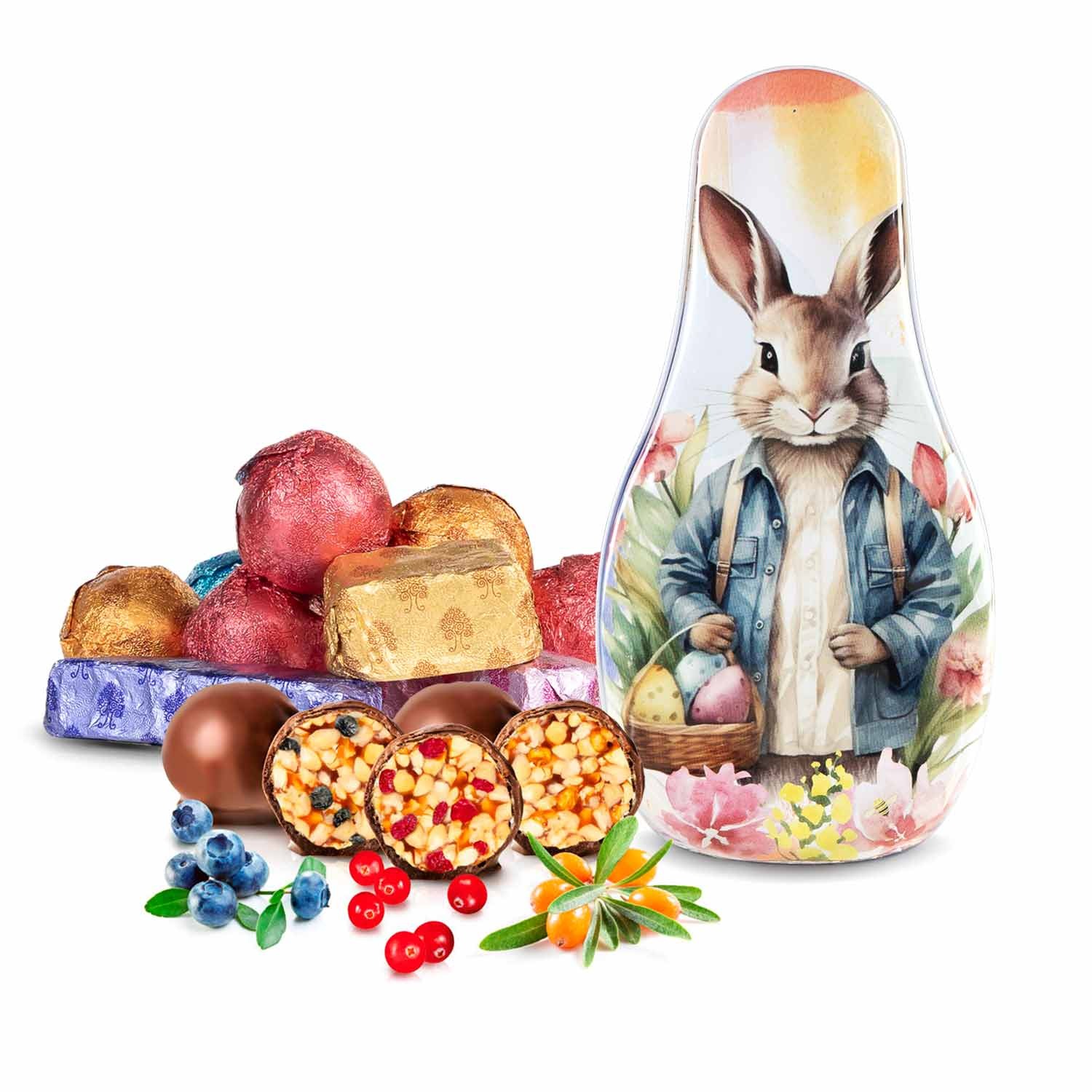 Limitierte Oster-Edition – Echter Zedern-Grillage in Zartbitterschokolade, 180 g