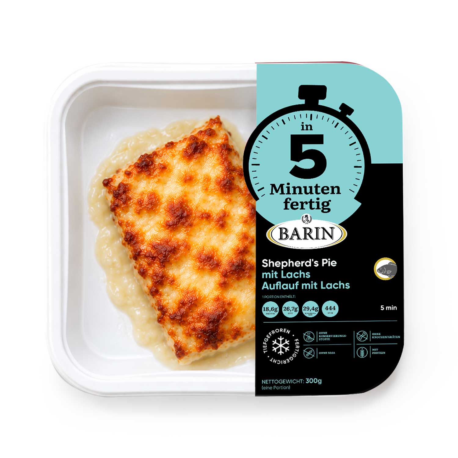 BARIN in 5 Minuten fertig Fisch & Meeresfrüchte Genussbox (4 Gerichte, 1.32 kg)