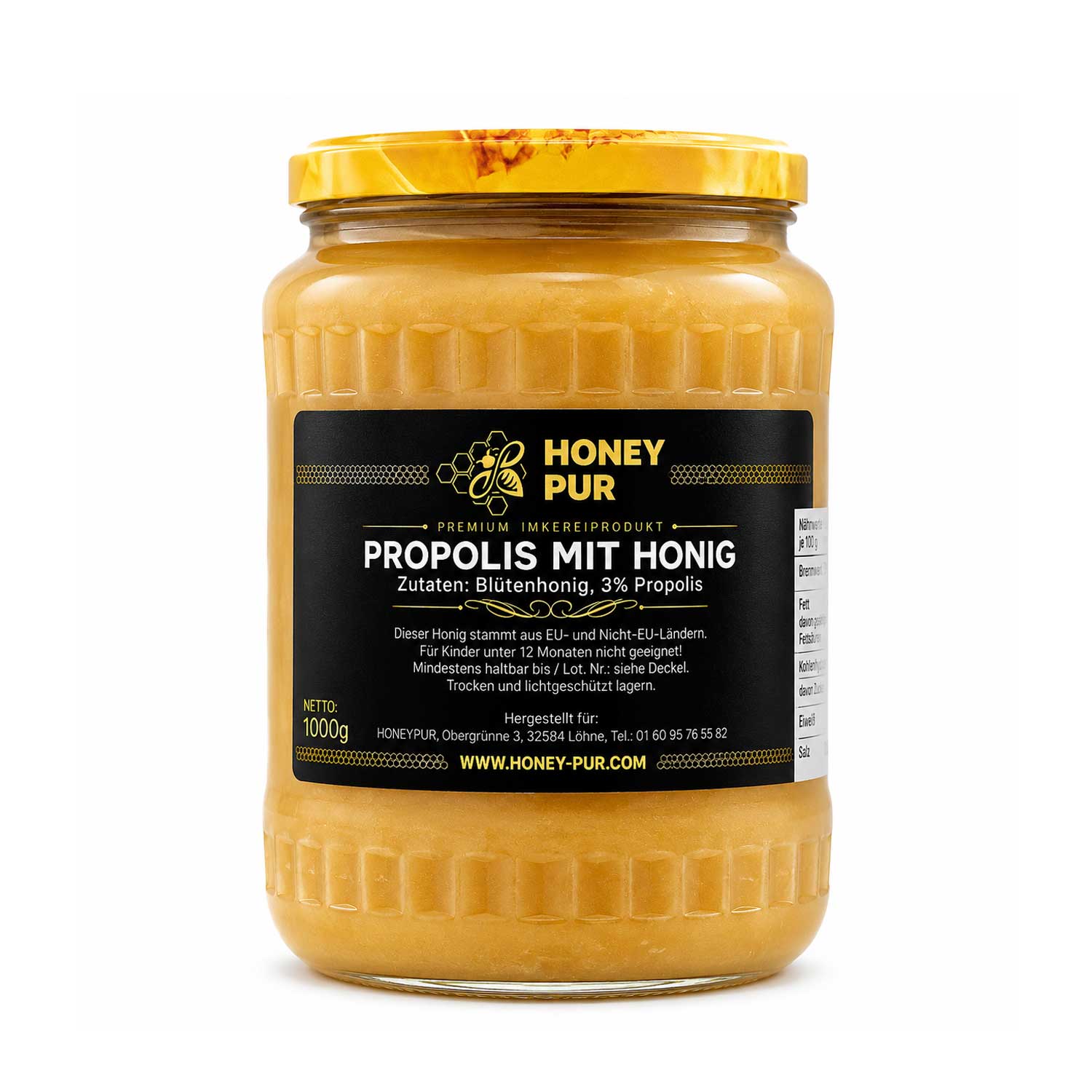 Honey Pur Propolis mit Honig, 1000 g