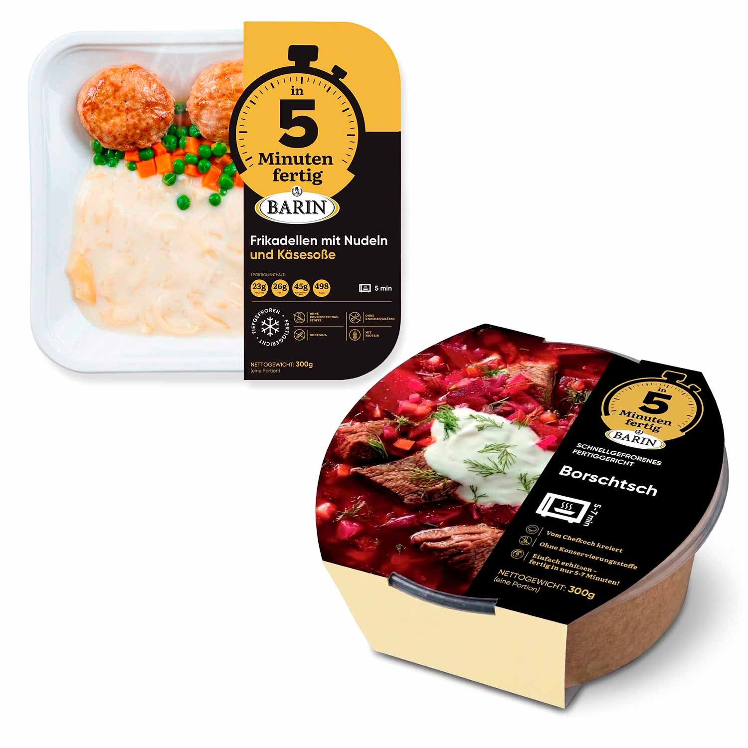 BARIN in 5 Minuten fertig Set „Klassisches hausgemachtes Mittagessen“, 600g