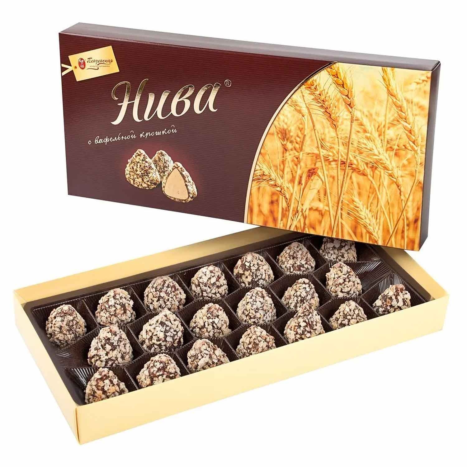 „Niwa“ – Schoko-Nuss-Häppchen mit knusprigen Waffeln in Geschenkpackung, 280 g