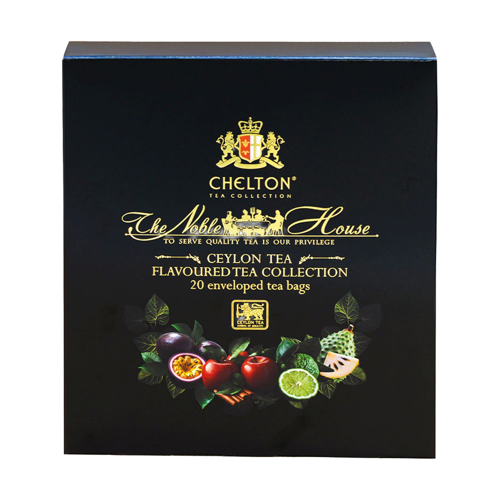 Chelton The Noble House – Geschenkbox mit 4 verschiedenen Teesorten, 20 Beutel