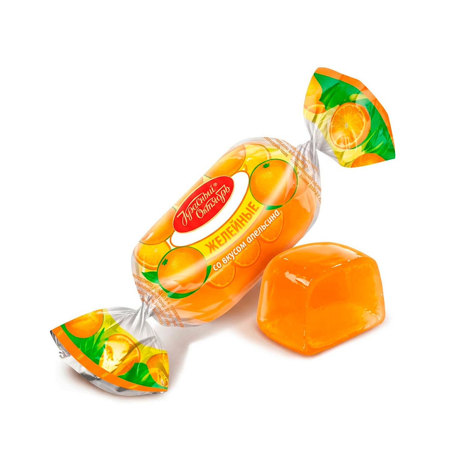 Schokoliertes Geleekonfekt mit Orangengeschmack, 210g